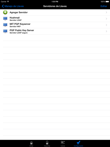 secumail ipad capturas de pantalla 4