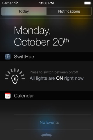 SwiftHue - Easily control your Hue lights, widget included screenshot 2