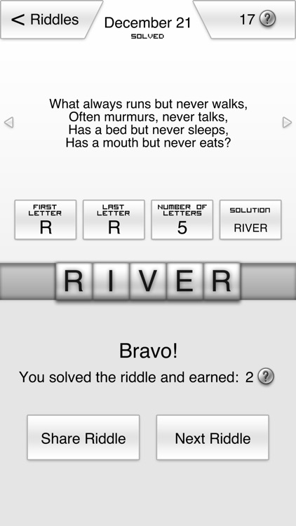 A Year of Riddles