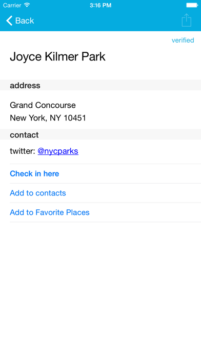 Screenshot #2 pour CheckIn - the mini Swarm client