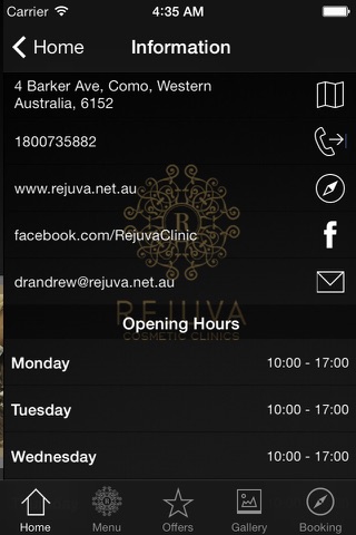 Rejuva Cosmetic Clinic App screenshot 3