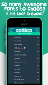 OMG Font Keyboard screenshot #4 for iPhone
