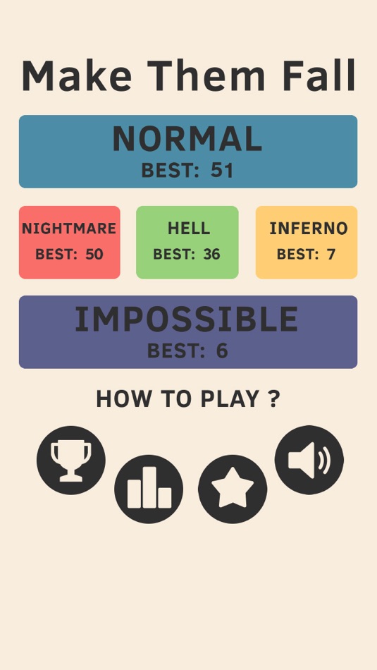 #5. Make Them Fall (iOS) 由: Ketchapp
