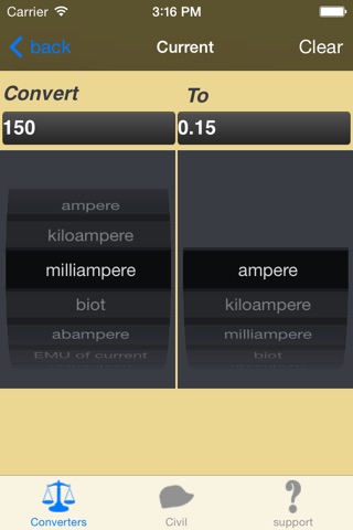 Units Converter lite screenshot 3