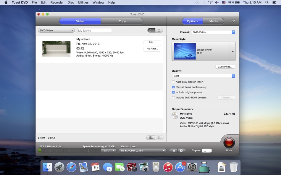 #2. Toast DVD (macOS) 由: Corel Inc.