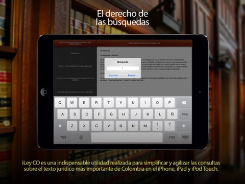Screenshot #5 pour iLey CO - Constitución y Códigos de Colombia