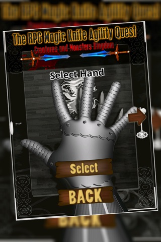 Magic Knife Agility Quest : RPG Creatures and Monsters Hands - Gold screenshot 2