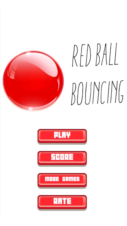 A Red Ball Bouncing in White Tile - 1.1 - (iOS)