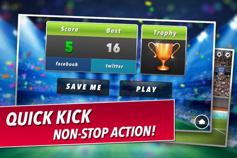 Quick Kick: ベストペナルティシューティングサッカーゲームのおすすめ画像3