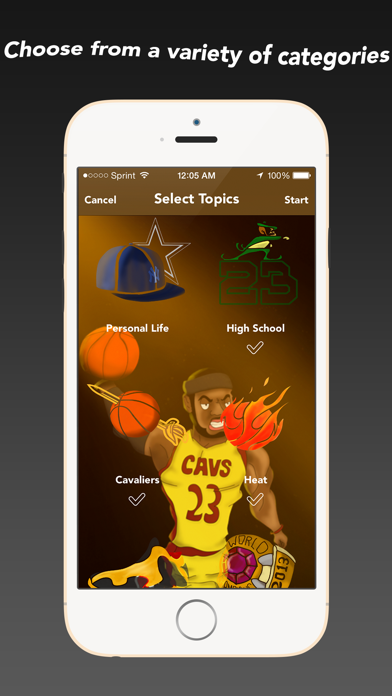 Screenshot 1 of Hoops Trivia - LeBron James Edition Lite App