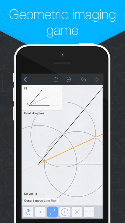 Euclidea: Geometric Constructions Game with Compass and Straightedge screenshot-0