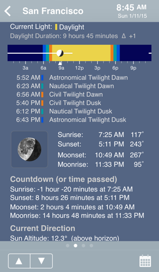 Screenshot #2 pour VelaClock Sun/Moon