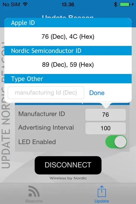 nRF Beacons