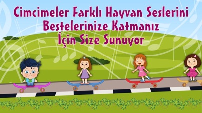 Screenshot #1 pour Cimcimelerle Orman Orkestrası - Çocuklar için Türkçe Piyano Çalma Oyunu
