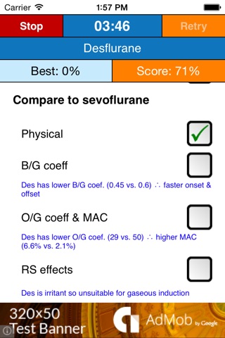 Anaesthesia Exams screenshot 4