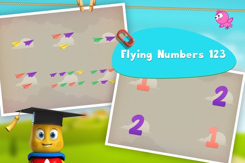 Paper Plane Numbers Count & Quantity hiding Peekaboo Puzzle : Teaching Math Series for kids of Montessori FREE screenshot 4