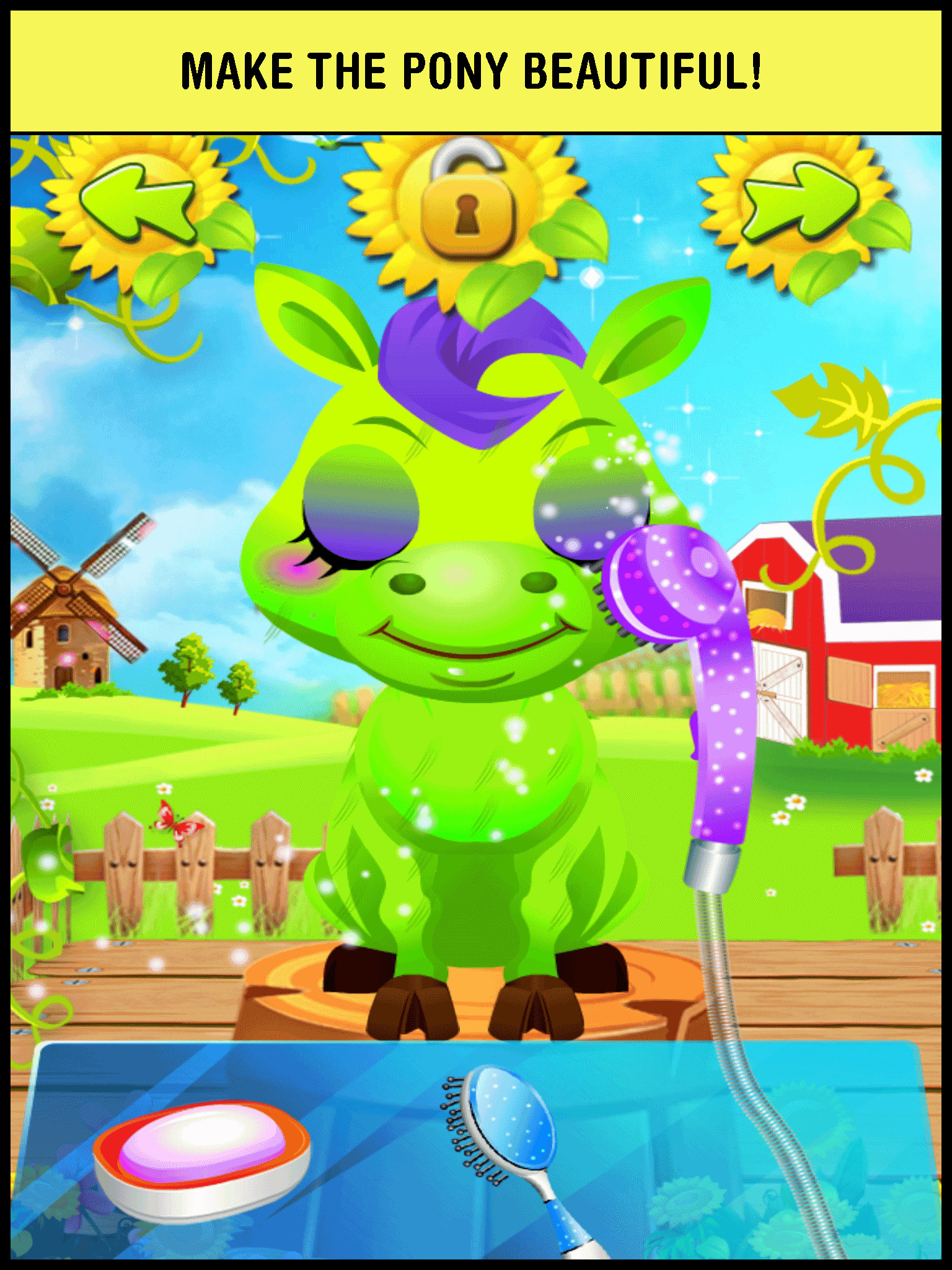 A Baby Pony Little Pet Spa Doctor - my pets vet hair salon & makeover dress up games for girls kids screenshot 5