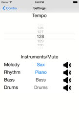 Combo - Jazz Music Generator screenshot
