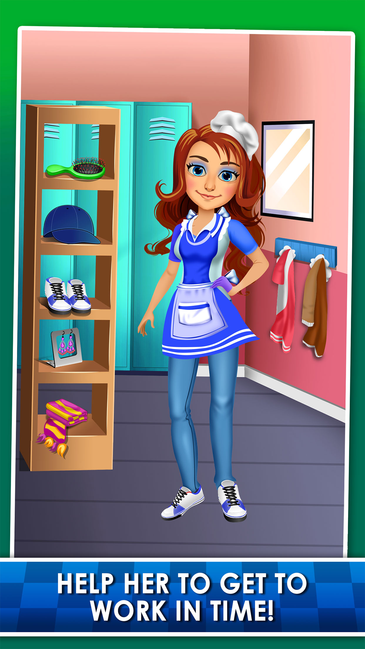 Waitress Mommy's Newborn Baby Makeover - fun make-up doctor games! screenshot 3