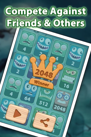 2048 Aaah! Monsters Pro screenshot 3