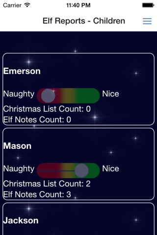 Elf Reports screenshot 2