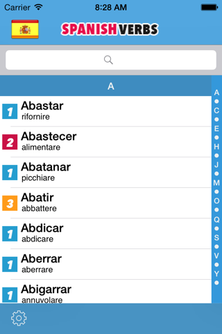 spanish verbs conjugation screenshot 2