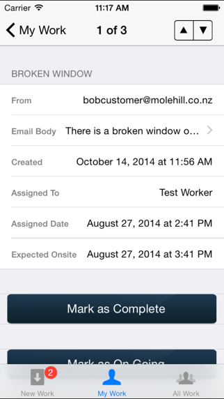 How to cancel & delete WorkOrders from iphone & ipad 4