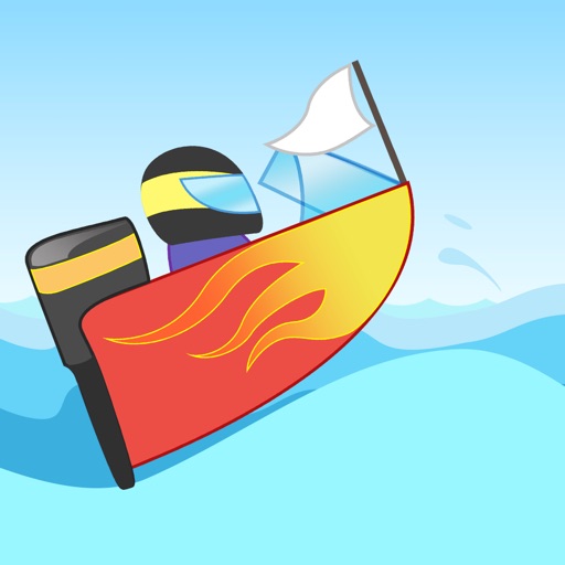 Awesome Motor Boat Wave Racer - cool water racing game Icon