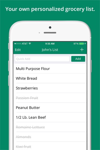 Grocery List+ screenshot 2