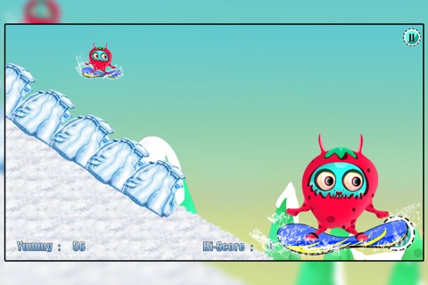 Barry the Berry Snow Monster : The Winter Fun Ski Race - Premium screenshot 4