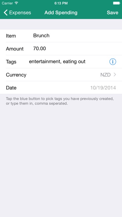 Trip Wallet - Keep track of your travel spending