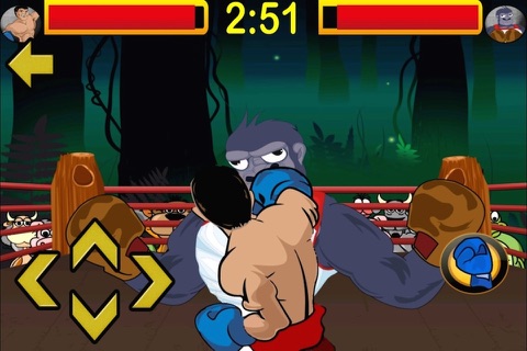 A Monkey Slap Boxing FREE - Jungle Animal Fight Challenge screenshot 2