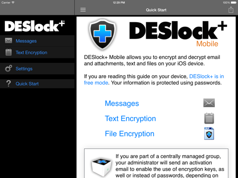 Screenshot #5 pour DESlock+ Mobile