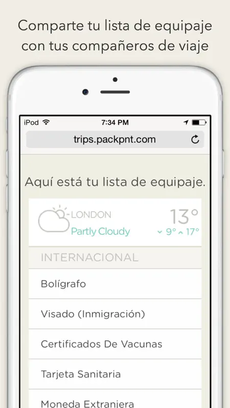 PackPoint, embalaje de viaje screenshot 4 of 4