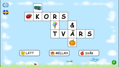 Kors & Tvärs App skärmdump