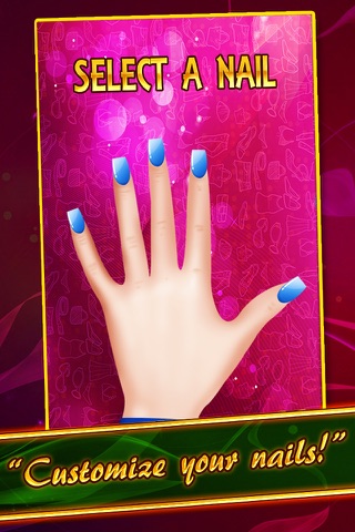 `Awesome Nails Salon Dress Up - Girl Beauty Makeover Spa Free screenshot 2