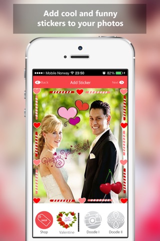 Photo for Valentine (Pro) Photosticker, Lovely Frame & Picseffect for Valentinepicture & foto screenshot 2