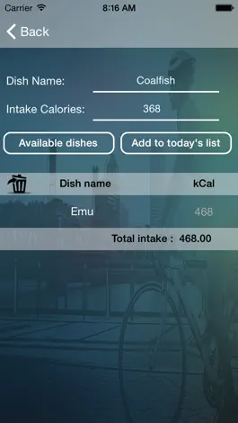 Game screenshot Calories Burned And Intake apk