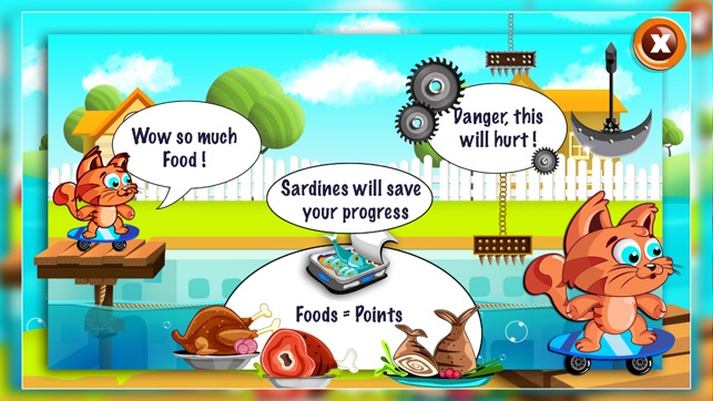 Little Cat Fur Thief : Boo’s Skate Race Fun Food Ride - Free(圖2)-速報App
