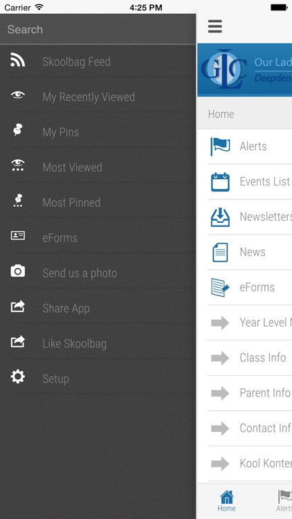 Our Lady of Good Counsel Deepdene - Skoolbag