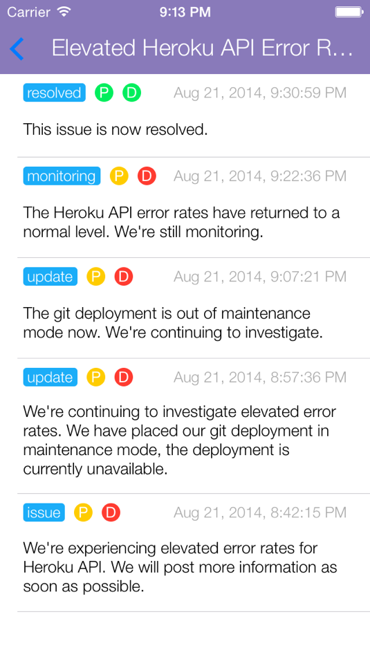 #3. Status Hero (iOS) By: Matija Bogdanovic