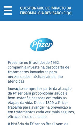 FIQr - Questionário de Impacto da Fibromialgia Revisado screenshot 4