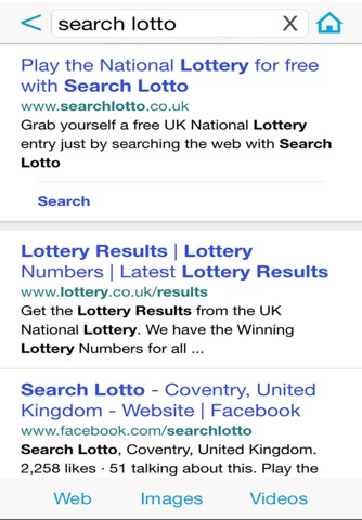 Search Lotto screenshot 4