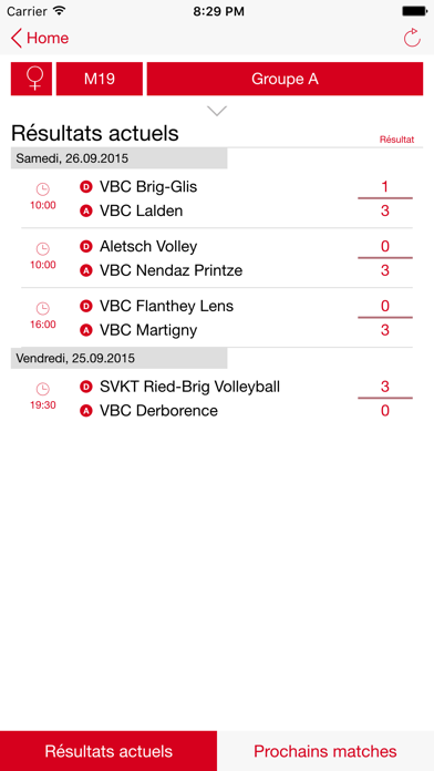 Screenshot #2 pour SVRW - Walliser Volleyball