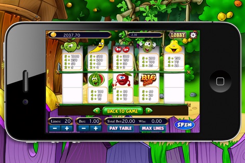 Cute Fruits Slots Machine screenshot 4