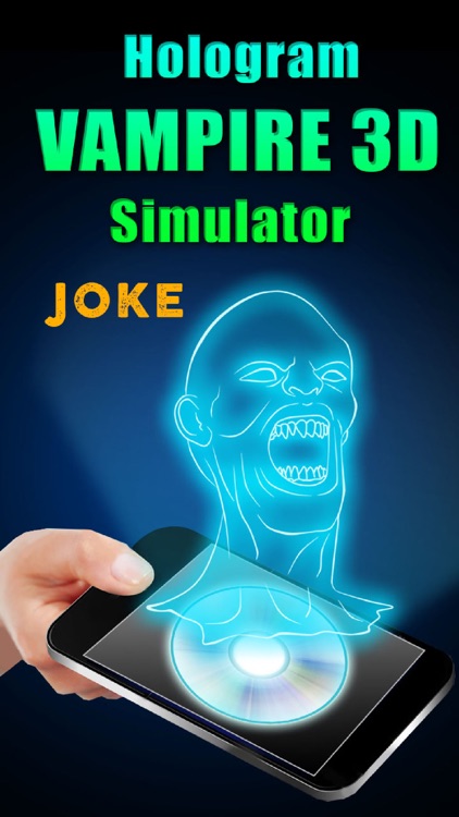 Hologram Vampire 3D Simulator Joke