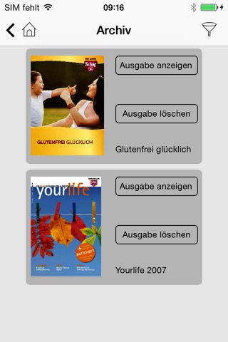 Schär Glutenfree Library screenshot 2