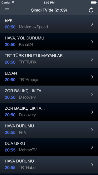 Screenshot #2 pour Türk Televizyon