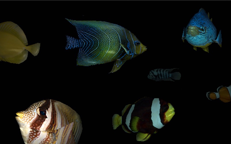 fishy3d tropical fish aquarium iphone screenshot 2