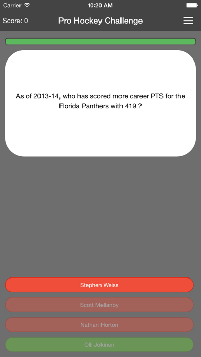 Screenshot #2 pour Pro Hockey Trivia